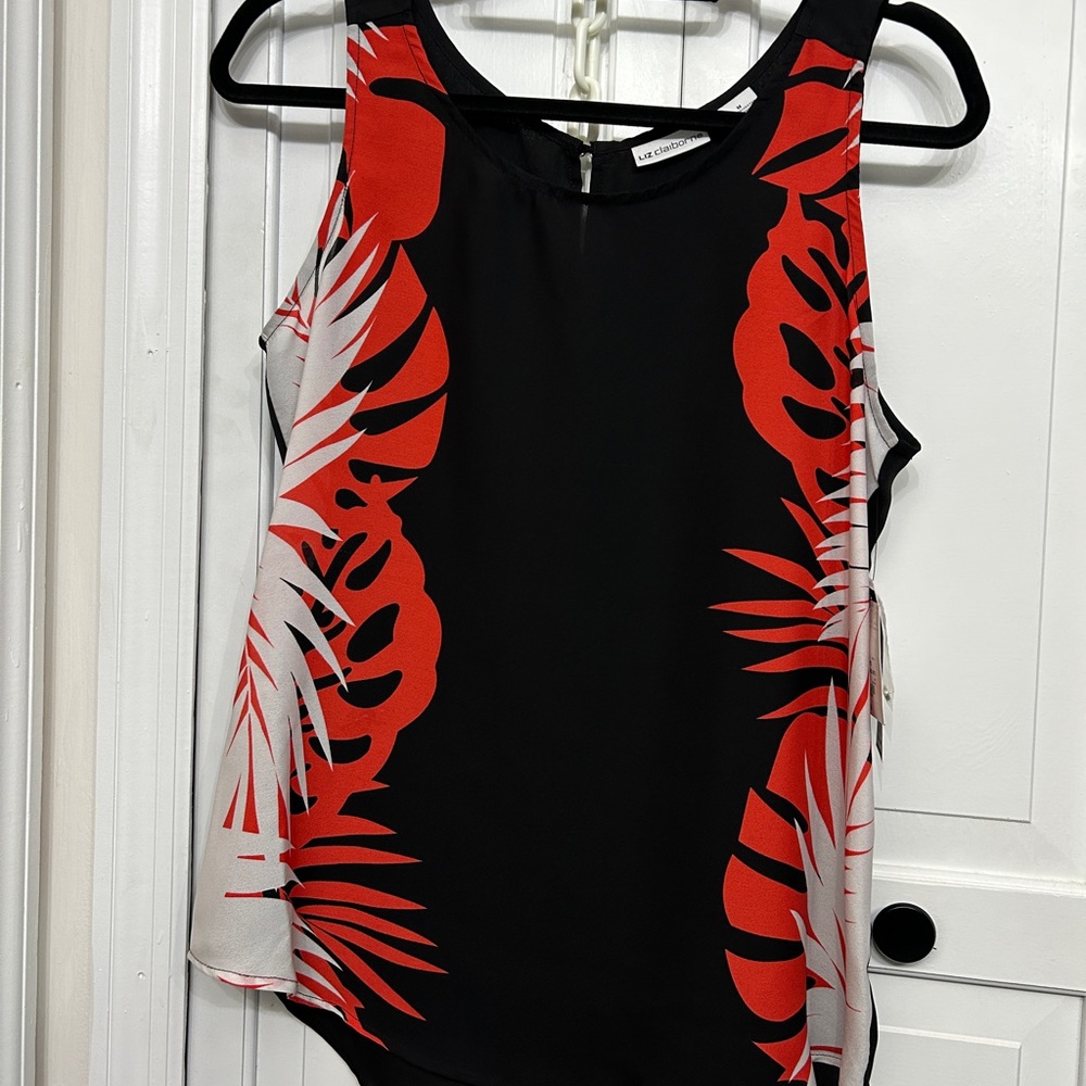 Liz Claiborne tropical blouse
